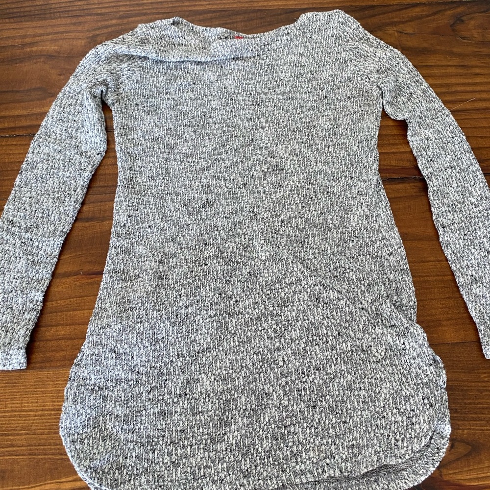 Grey long sweater